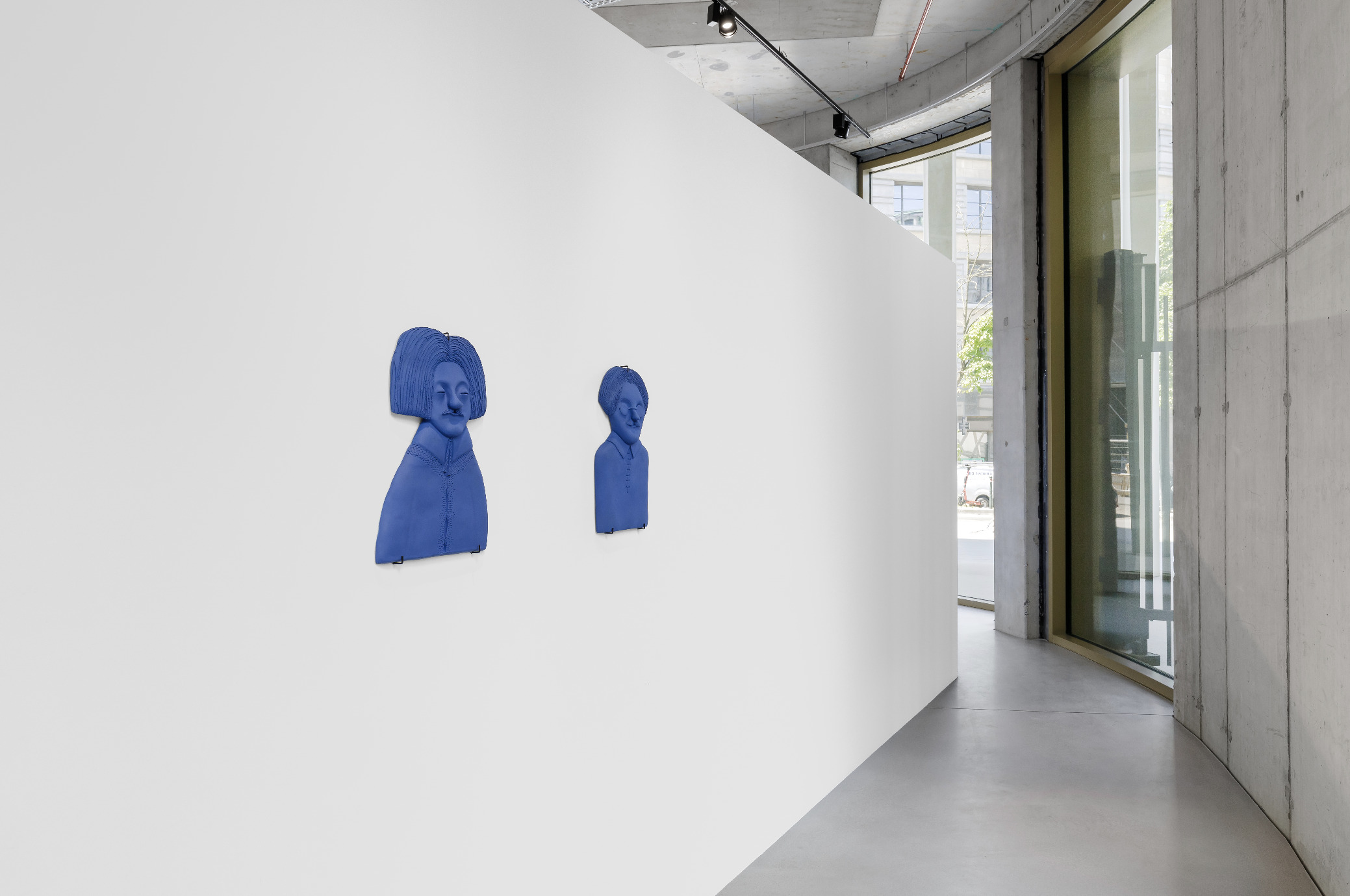 Alfred (left) and Leo (right), 2017. Exhibition view. Credit: Useful Art Services