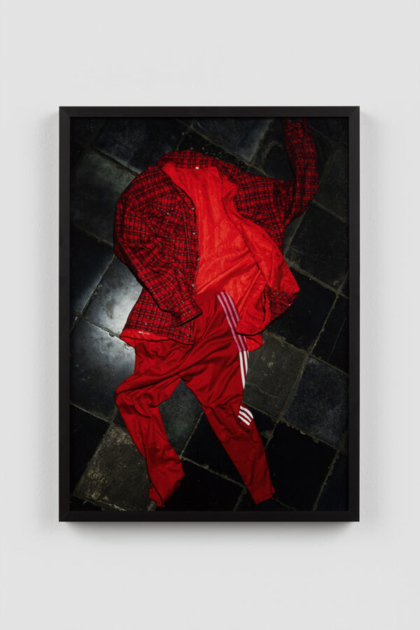 nid rouge, j’attend - 1, 2023, photographic prints on Baryta paper, black alumnium frame, 25 x 35 cm